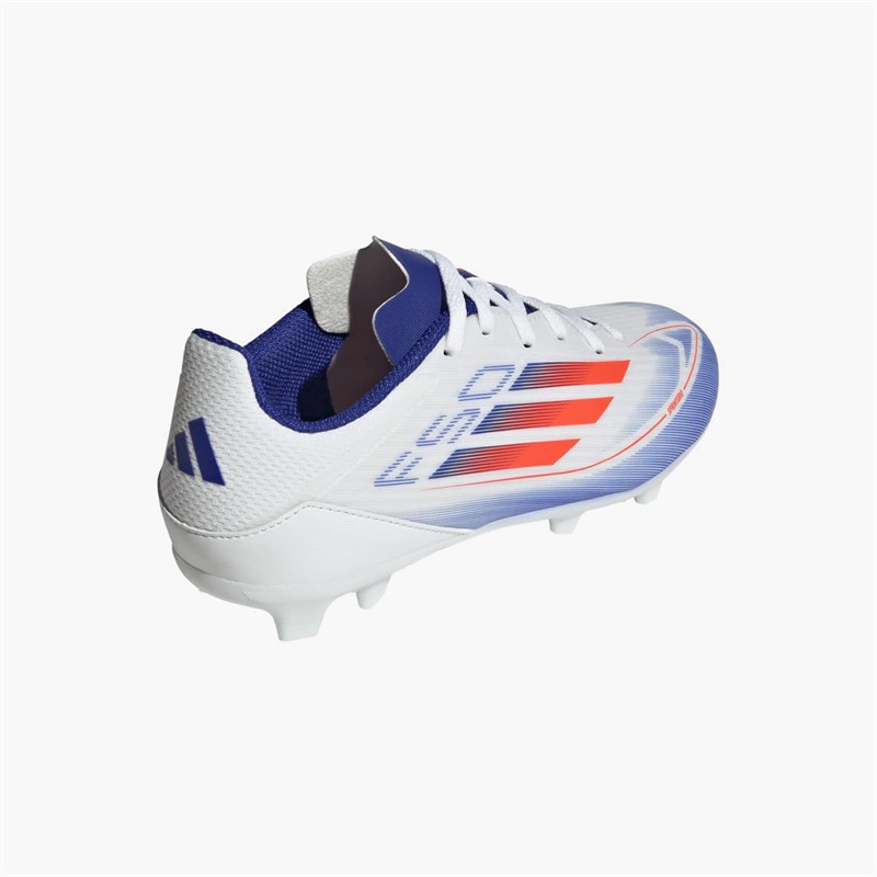 adidas Junior F50 League Advancement Pack FG/MG Firm/Multi Ground Football Boots Cloud White/Solar Red/Lucid Blue