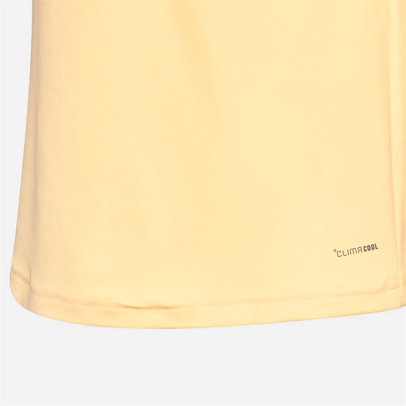 adidas Junior Girls Club Climacool T-Shirt Ice Tangerine