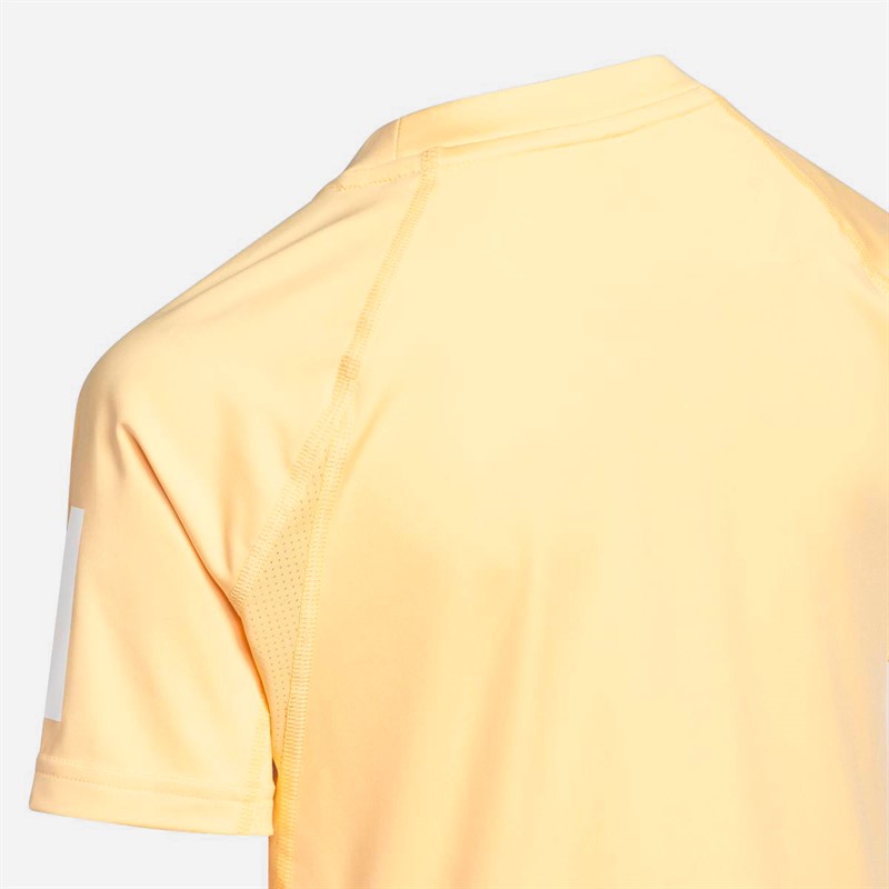 adidas Junior Girls Club Climacool T-Shirt Ice Tangerine