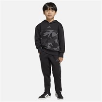 adidas Kinder Saisonale Essentials Camouflage Trainingsanzug Schwarz/Carbon