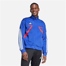 adidas Mens House Of Tiro Nations Pack Track Top Semi Lucid Blue/Pure Ruby/White