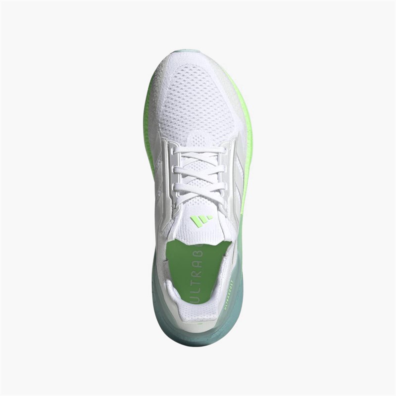 adidas Mens Ultraboost 5X Neutral Running Shoes Cloud White/Dash Grey/Lime Burst
