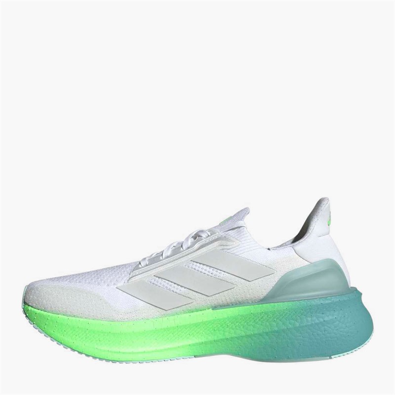 adidas Mens Ultraboost 5X Neutral Running Shoes Cloud White/Dash Grey/Lime Burst