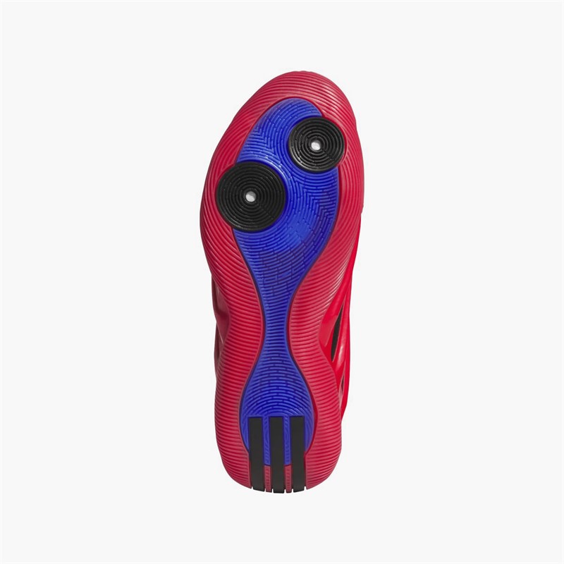 adidas Mens Harden Volume 9 'Red Metallic' Basketball Shoes Pure Ruby/Core Black/Lucid Blue