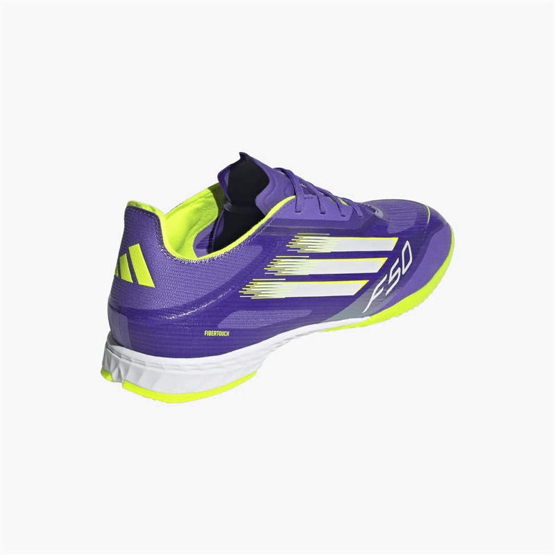 adidas Mens F50 Pro Radiant Blaze Pack IN Indoor Football Boots Purple Rush/Cloud White/Lucid Lemon