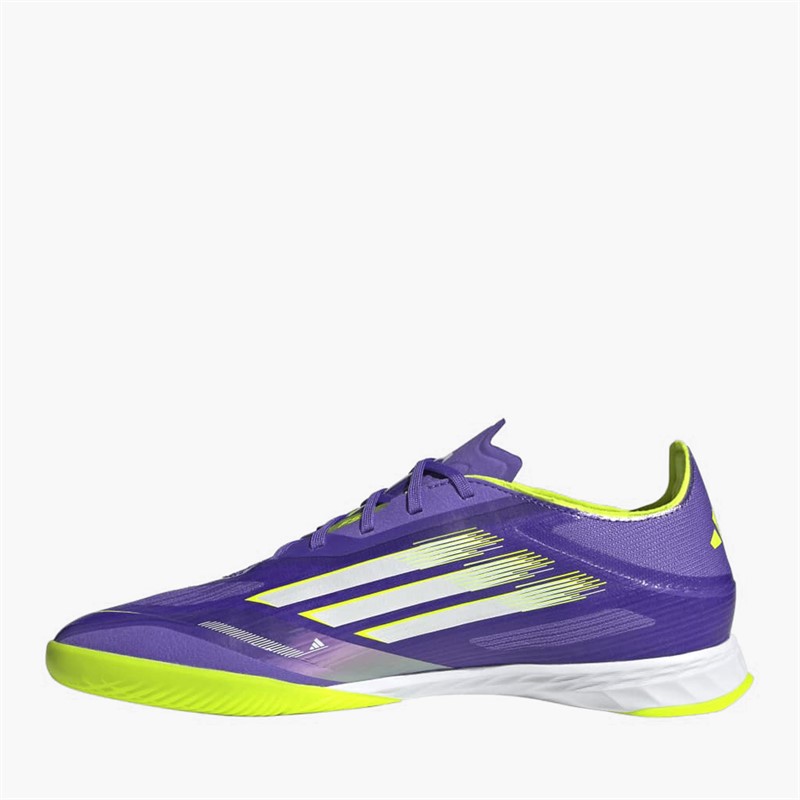 adidas Mens F50 Pro Radiant Blaze Pack IN Indoor Football Boots Purple Rush/Cloud White/Lucid Lemon