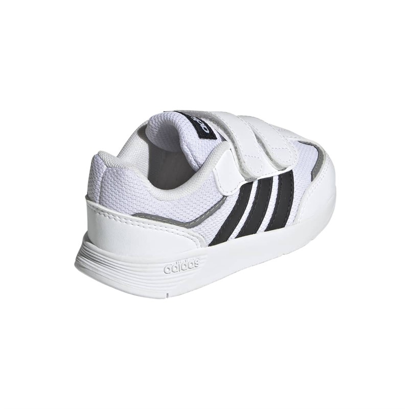 adidas Babys Tensaur Klettverschluss Sneaker Cloud White/Core Black/Grey Four