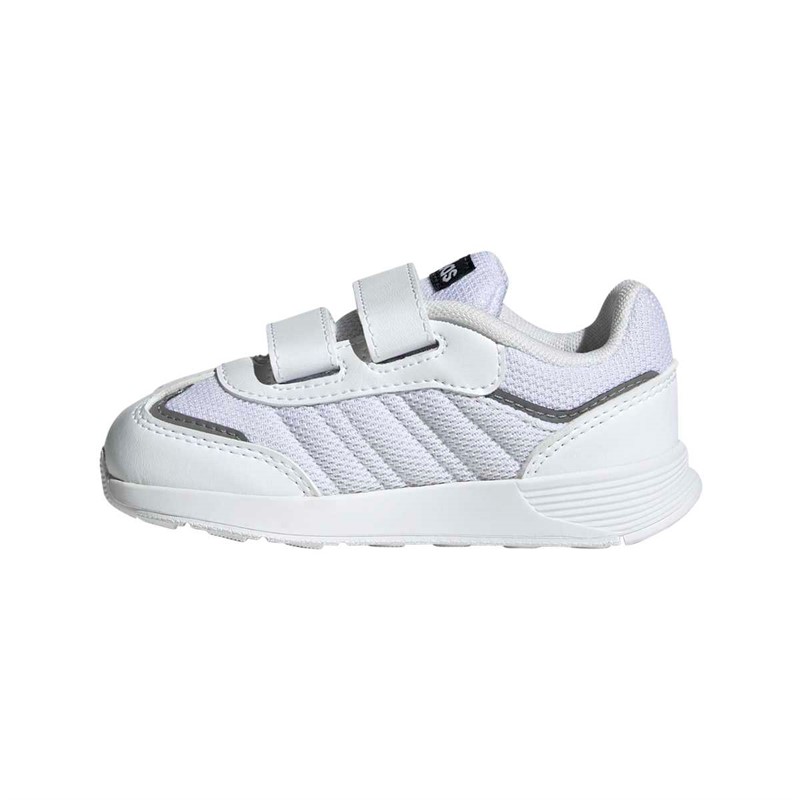 adidas Babys Tensaur Klettverschluss Sneaker Cloud White/Core Black/Grey Four