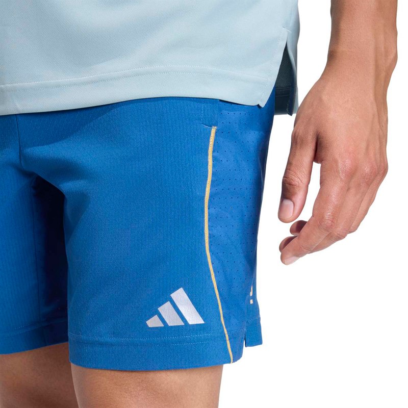 adidas Mens Tech Apparel Climacool Training Shorts Dusky Petrol/Semi Ice Tangerine/Reflective Silver
