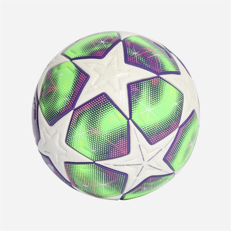 adidas Womens UEFA Champions League 25/26 Official Pro Match Football (FIFA Quality Pro Certified) White/Shock Pink/Multi/Solar Yellow