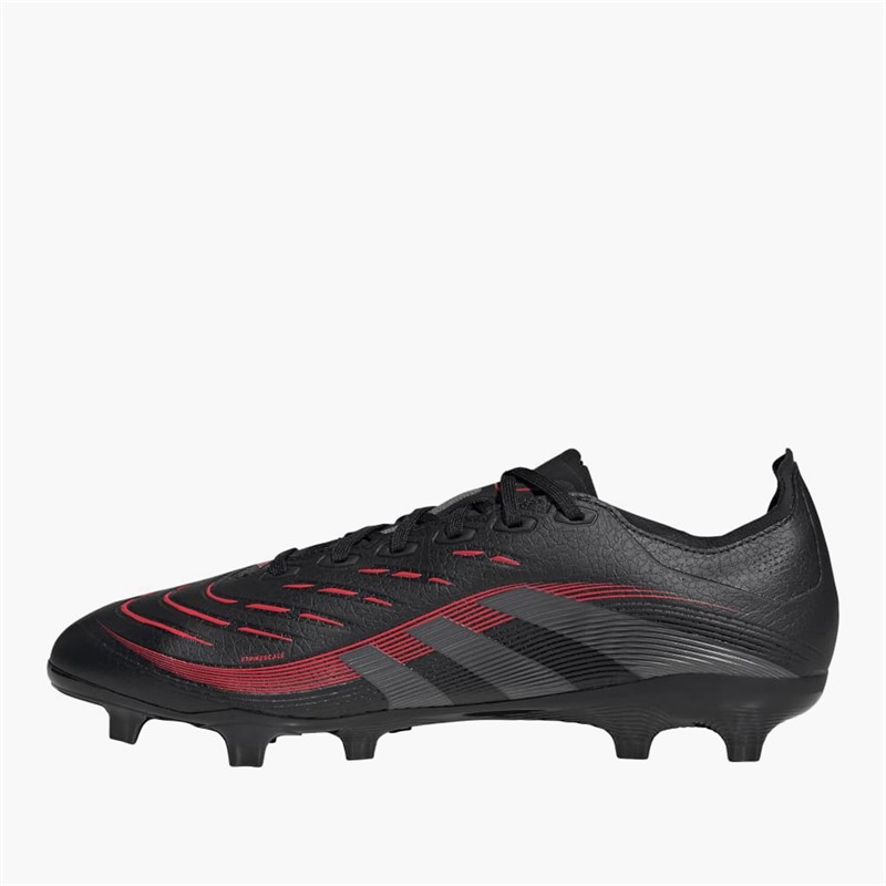 adidas Mens Predator League Stealth Victory Pack FG/MG Firm/Multi Ground Football Boots Core Black/Grey Four/Lucid Red