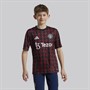 adidas Junior Drenge MUFC Manchester United 24/25 Pre Match Trøje Sort/Mufc Red