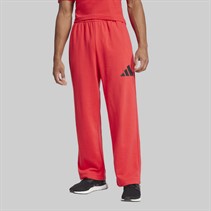 adidas Herre Essentielle Vide Ben 3 Stribe Logo Joggingbukser Pure Ruby/Sort