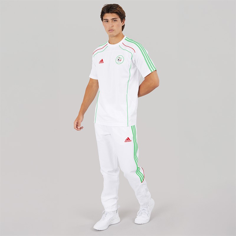 adidas Herren FAF Algerien Trainingshose Weiß