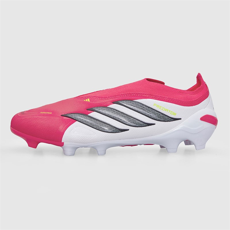 adidas Mens Predator League Laceless Born For Goals Pack FG Firm Ground Football Boots Lucid Red/Core Black/Cloud White