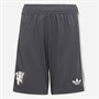 adidas Junior Drenge MUFC Manchester United 24/2 Tredje shorts Carbon