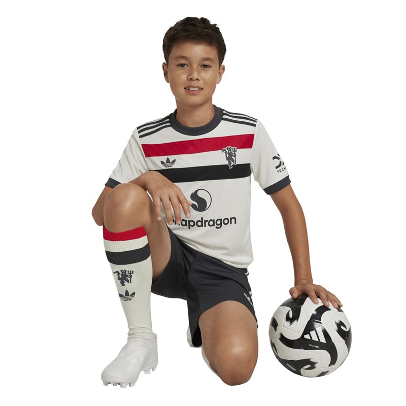 adidas Junior Drenge MUFC Manchester United 24/2 Tredje shorts Carbon