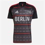 adidas Herren FCU 1FC Union Berlin 24/25 Auswärtstrikot Schwarz/Vivid Red