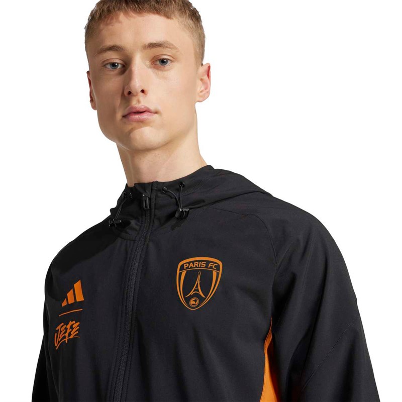 adidas Herre PFC Paris FC Ninho Tiro Træningsjakke Sort