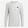 adidas Herren Train Essentials Stretch Langarm T Shirt Medium Grey Heather