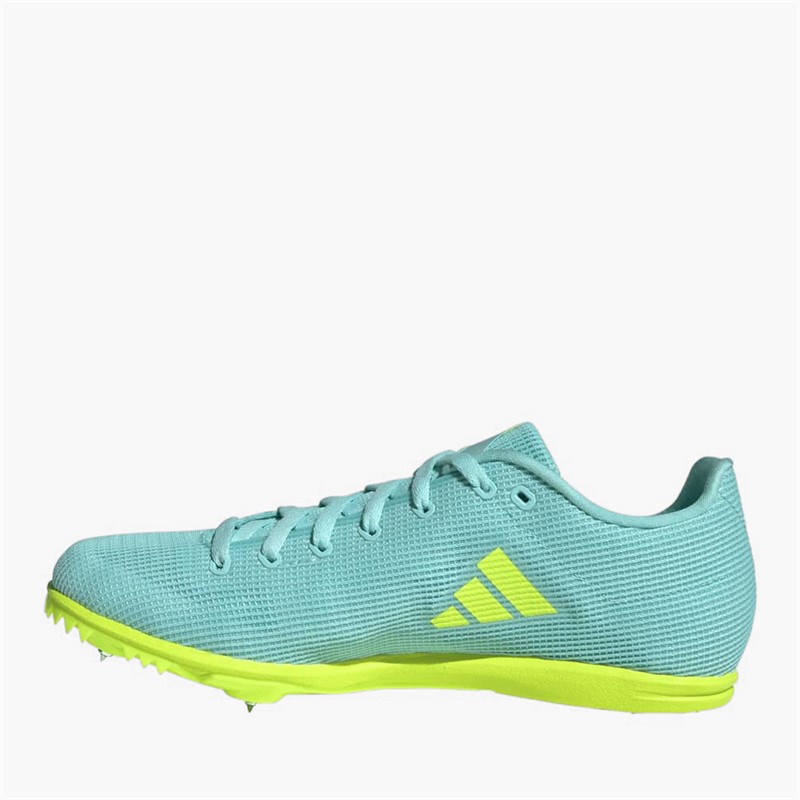 adidas Junior Adizero Allroundstar Running Track Spikes Flash Aqua/Cloud White/Lucid Lemon