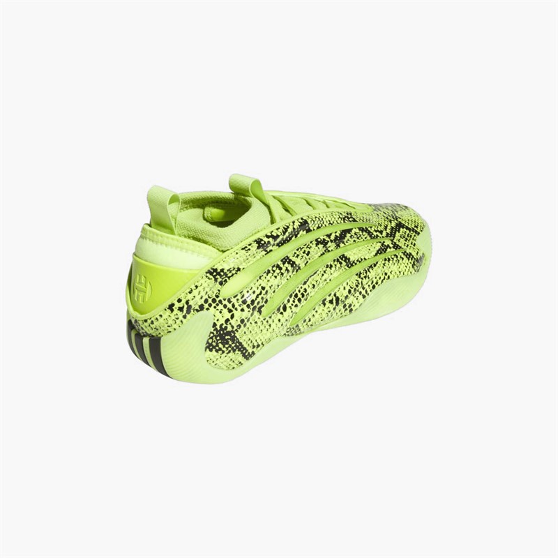 adidas Mens Harden Volume 9 'Snakeskin' Basketball Shoes Solar Slime/Core Black/Solar Slime