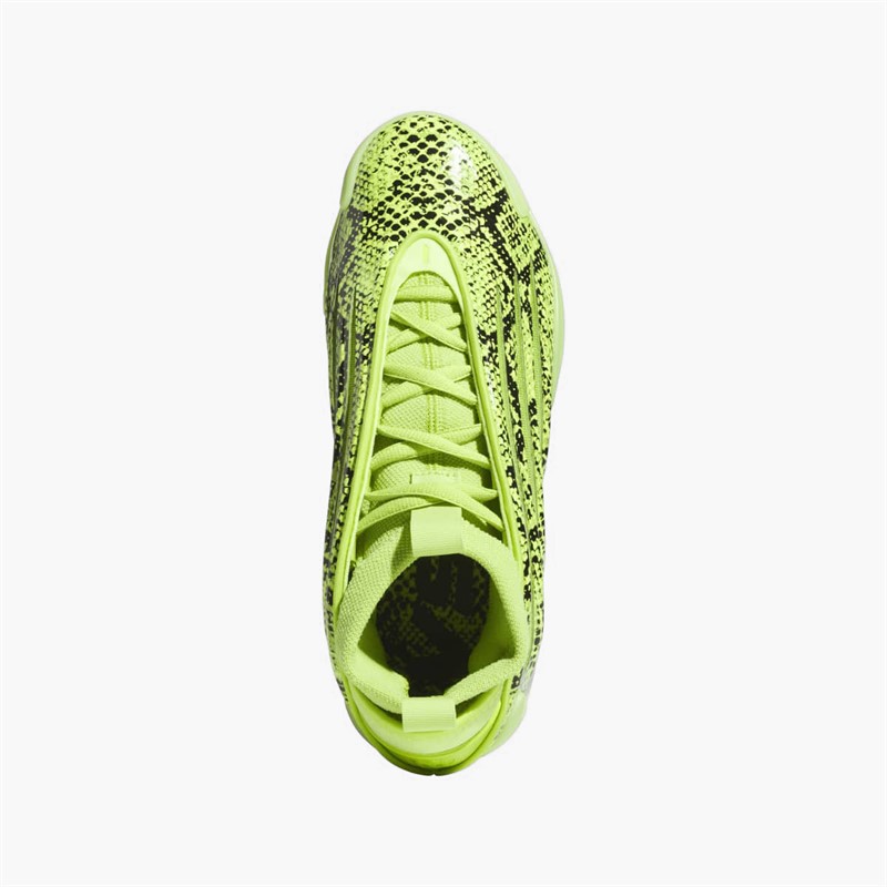adidas Mens Harden Volume 9 'Snakeskin' Basketball Shoes Solar Slime/Core Black/Solar Slime