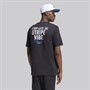adidas Herre Triple Stripe Vibe Ryg Grafisk T-shirt Sort