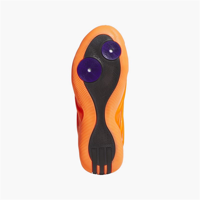 adidas Mens Harden Volume 9 'Dynamo' Basketball Shoes Solar Orange/Core Black/Collegiate Purple