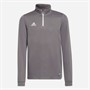 adidas Drenge Junior Entrada 22 1/4 Zip Træningsbluse Team Grey Four
