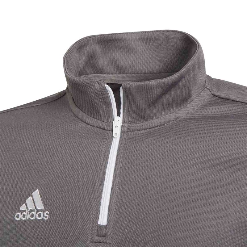 adidas Drenge Junior Entrada 22 1/4 Zip Træningsbluse Team Grey Four