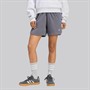 adidas Dame 3 striber Studio løs pasform fleece shorts Aurora Onix