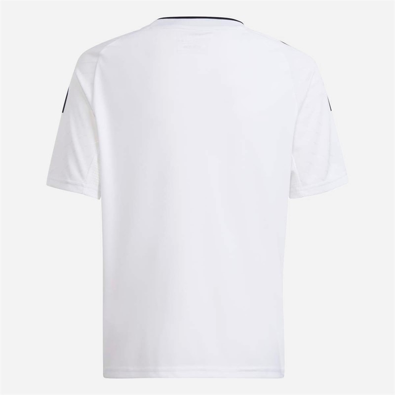 adidas Junior Drenge Campeon 23 T-shirt Hvid/Sort