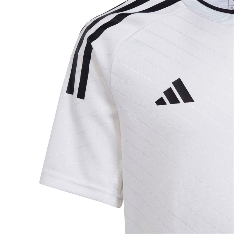 adidas Junior Drenge Campeon 23 T-shirt Hvid/Sort