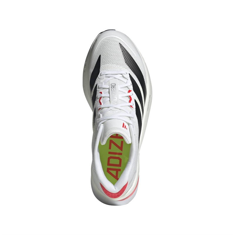 adidas Womens Adizero Boston 13 Lightstrike Pro Neutral Running Shoes Cloud White/Core Black/Lucid Red