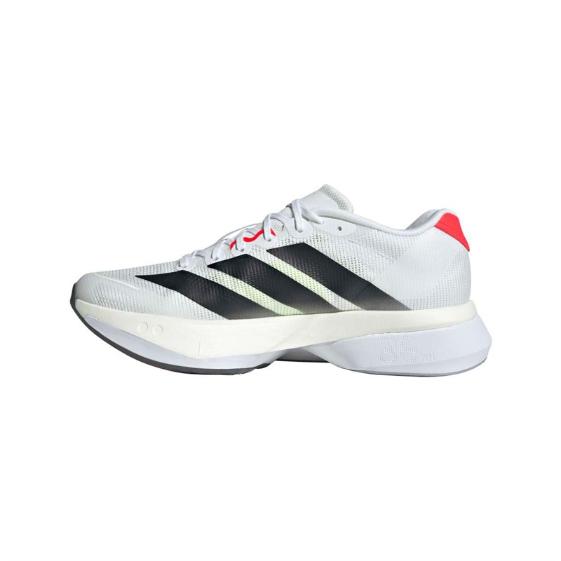 adidas Womens Adizero Boston 13 Lightstrike Pro Neutral Running Shoes Cloud White/Core Black/Lucid Red
