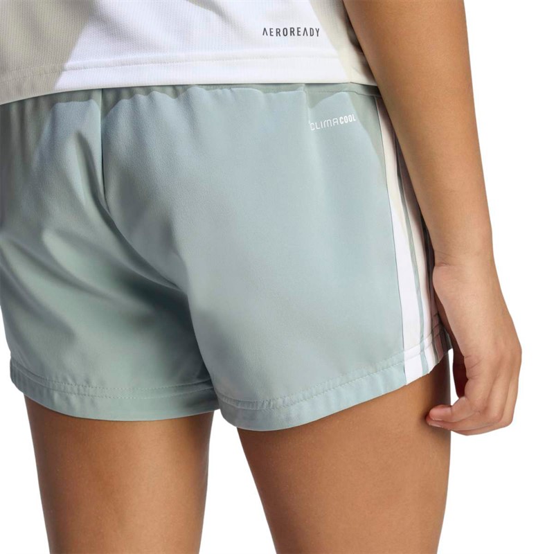adidas Junior Piger Træn Essentielle 3-Striber Shorts Wonder Sage/Hvid