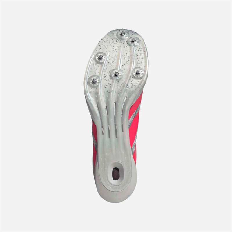 adidas Adizero Prime SP4 Sprinting Bahnschuhe Grey Two/Lucid Red/Silver Metallic