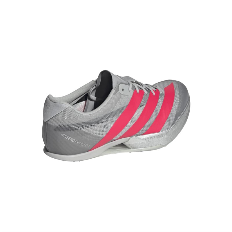 adidas Adizero Prime SP4 Sprinting Bahnschuhe Grey Two/Lucid Red/Silver Metallic