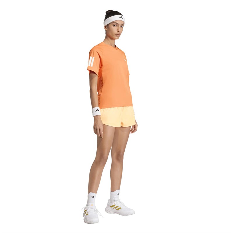 adidas Damen Club Climacool Shorts Ice Tangerine