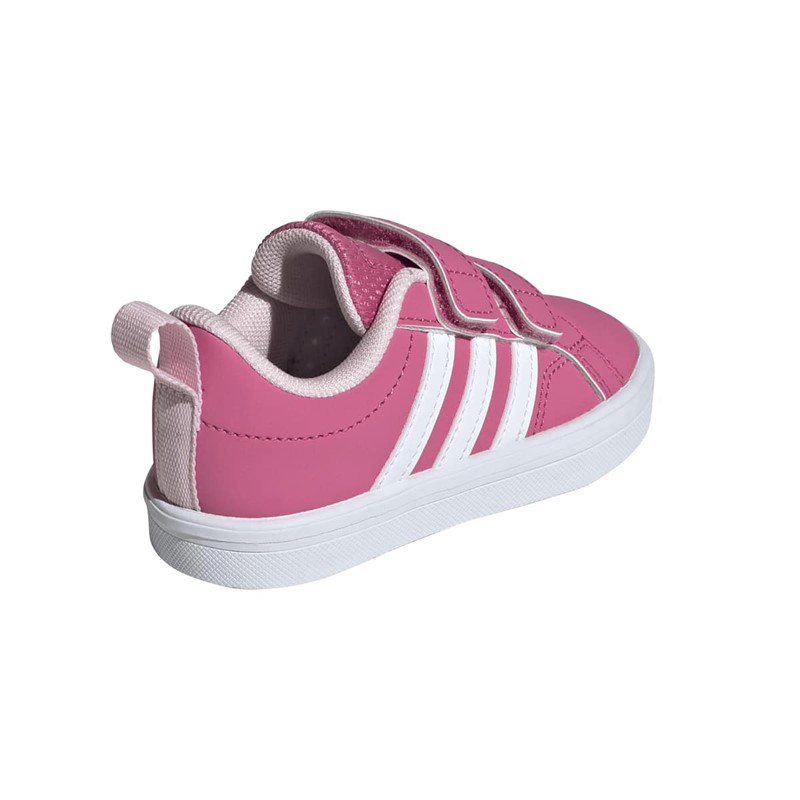 adidas Kleinkind Mädchen VS Pace 2.0 Klettverschluss Turnschuhe Pink Fusion/Cloud White/Clear Pink
