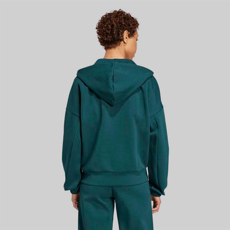 adidas Dame Future Icons Lille Logo Lynlås Hættetrøje Aurora Ivy