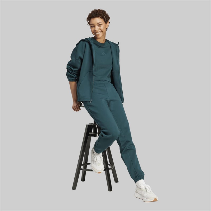adidas Dame Future Icons Lille Logo Lynlås Hættetrøje Aurora Ivy