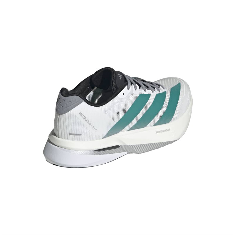 adidas Damen Adizero Boston 13 EQT Lightstrike Pro Neutral Laufschuhe Cloud White/Pure Teal/Grau
