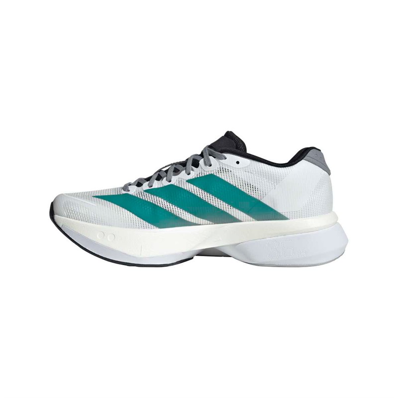 adidas Damen Adizero Boston 13 EQT Lightstrike Pro Neutral Laufschuhe Cloud White/Pure Teal/Grau