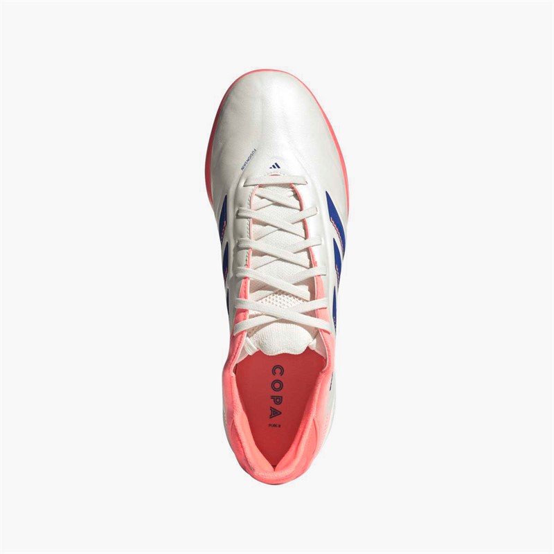 adidas Mens Copa Pure 3 Pro Coral Blaze Pack TF Astro Football Boots Off White/Lucid Blue/Signal Coral