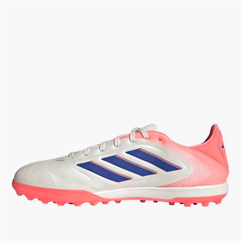adidas Mens Copa Pure 3 Pro Coral Blaze Pack TF Astro Football Boots Off White/Lucid Blue/Signal Coral