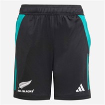 adidas Junior NZR New Zealand All Blacks Træningsshorts All Black/Pure Teal