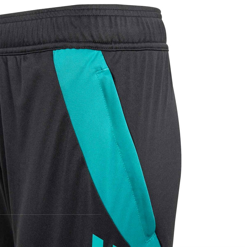 adidas Junior NZR New Zealand All Blacks Træningsshorts All Black/Pure Teal