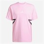 adidas Herre House Of Tiro Farveblok T-shirt True Pink/Sort